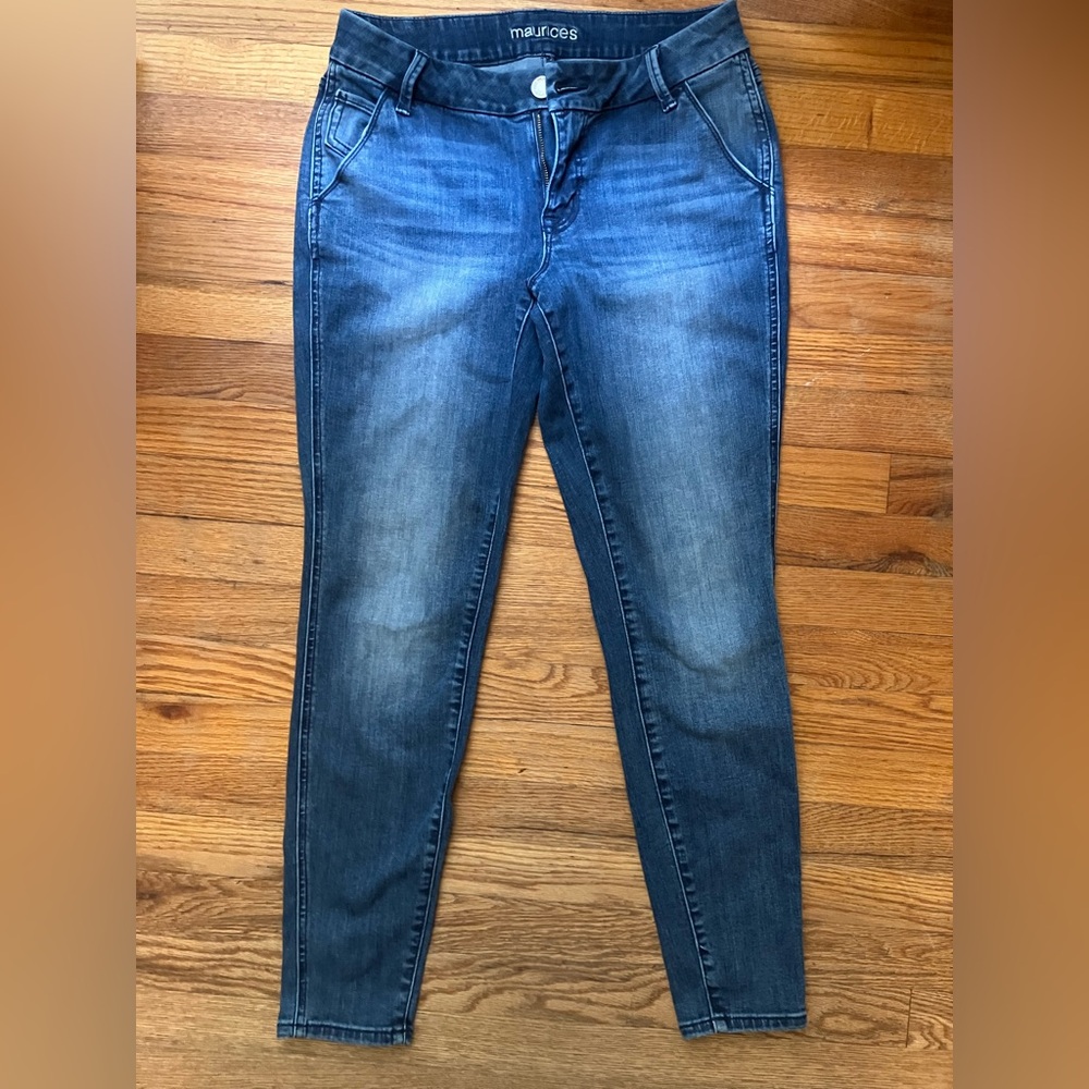 Maurices Dark Blue Skinny Jeans